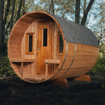 4-Person-Traditional-Outdoor-Barrel Sauna