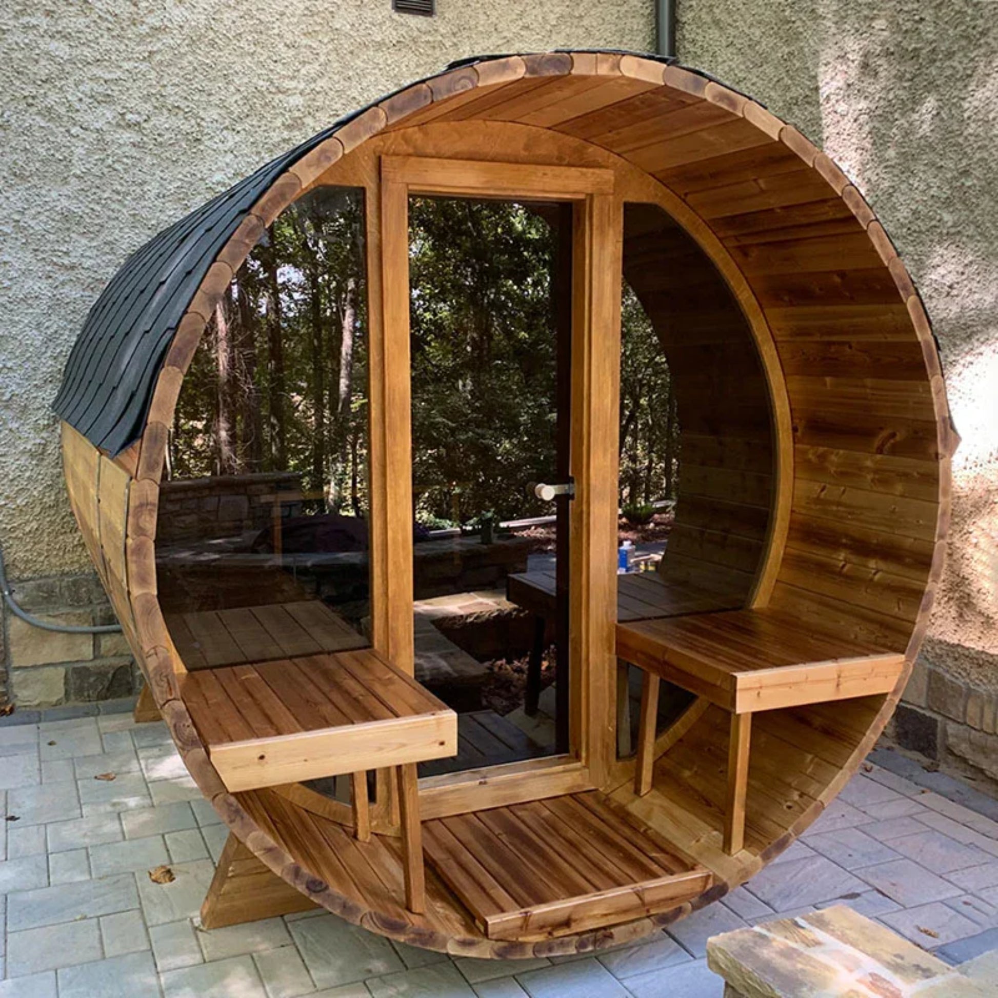 4-Person-Traditional-Outdoor-Barrel Sauna